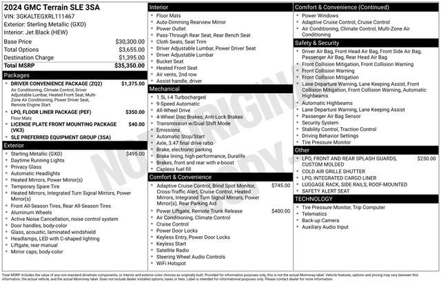2024 GMC Terrain SLE
