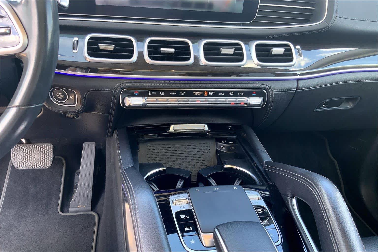 Used 2020 Lunar Blue Metallic Mercedes-Benz GLS 450 image 32