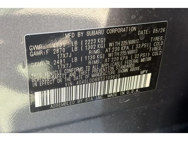 New 2026 MAGNETITE GRAY METALLIC Subaru Premium image 27