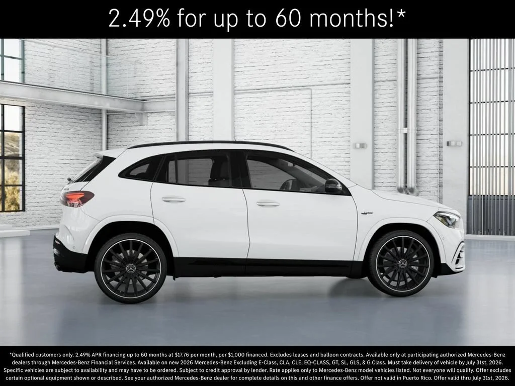 New 2026 Polar White Mercedes-Benz AMG® GLA 35 4MATIC SUV image 59