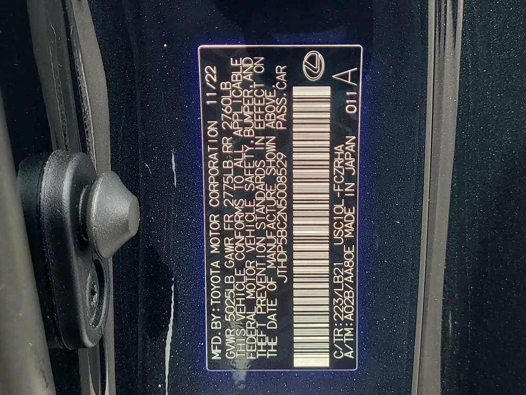 Used 2022 Black Lexus RWD image 33