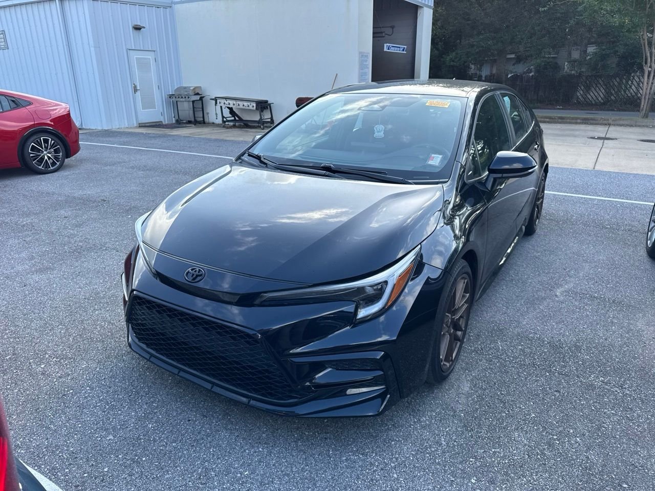 Used 2024 Black Toyota SE Nightshade image 1