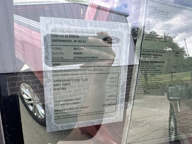 New 2026 Ruby Red Metallic Tinted Clearcoat Ford King Ranch image 32