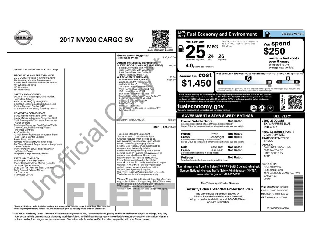 Certified Used 2017 Blue Nissan SV image 4