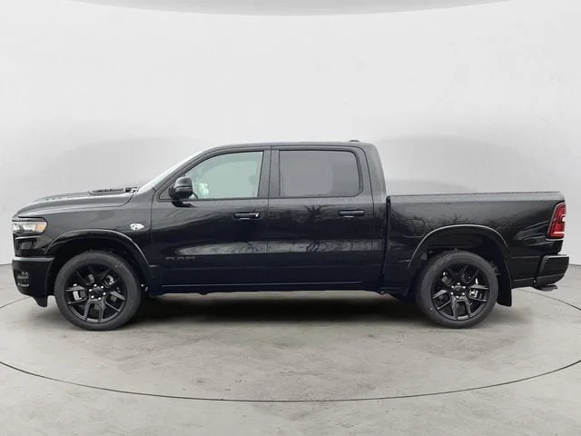 New 2026 Diamond Black Crystal Pearlcoat Ram LARAMIE CREW CAB 4X4 5