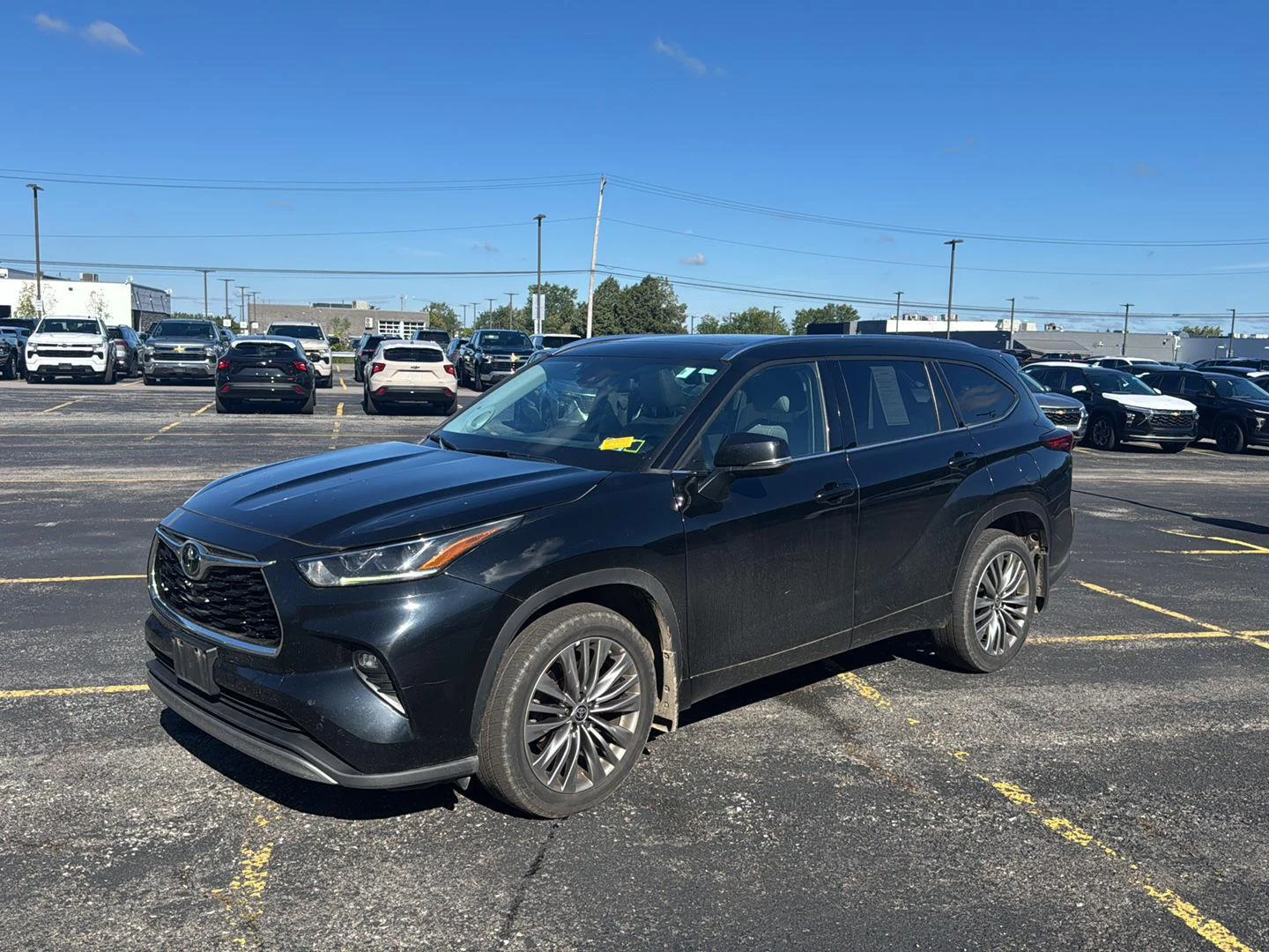 Used 2021 Midnight Black Metallic Toyota Platinum image 5