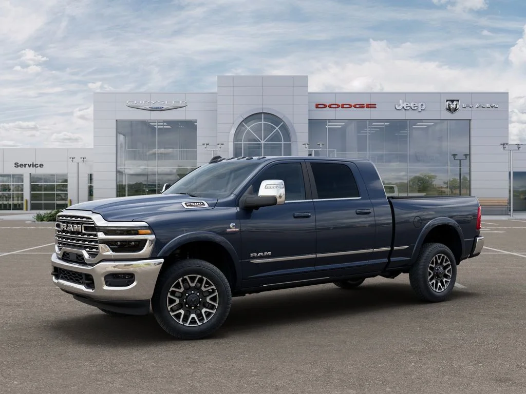 New 2025 Forged Blue Metallic Exterior Paint RAM Limited image 2