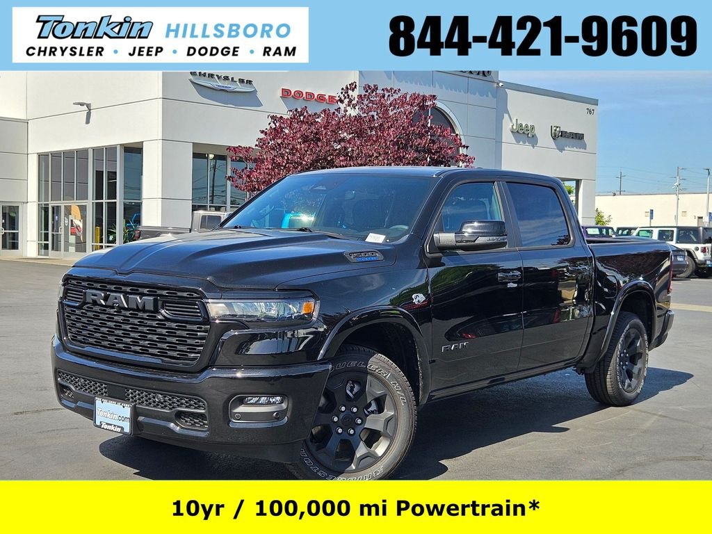 New 2026 Diamond Black Crystal Pearl-Coat Exterior Paint RAM Big Horn/Lone Star image 1