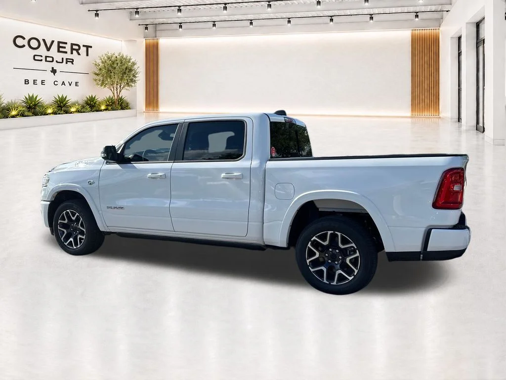 New 2026 Bright White Clear-Coat Exterior Paint RAM Laramie image 7