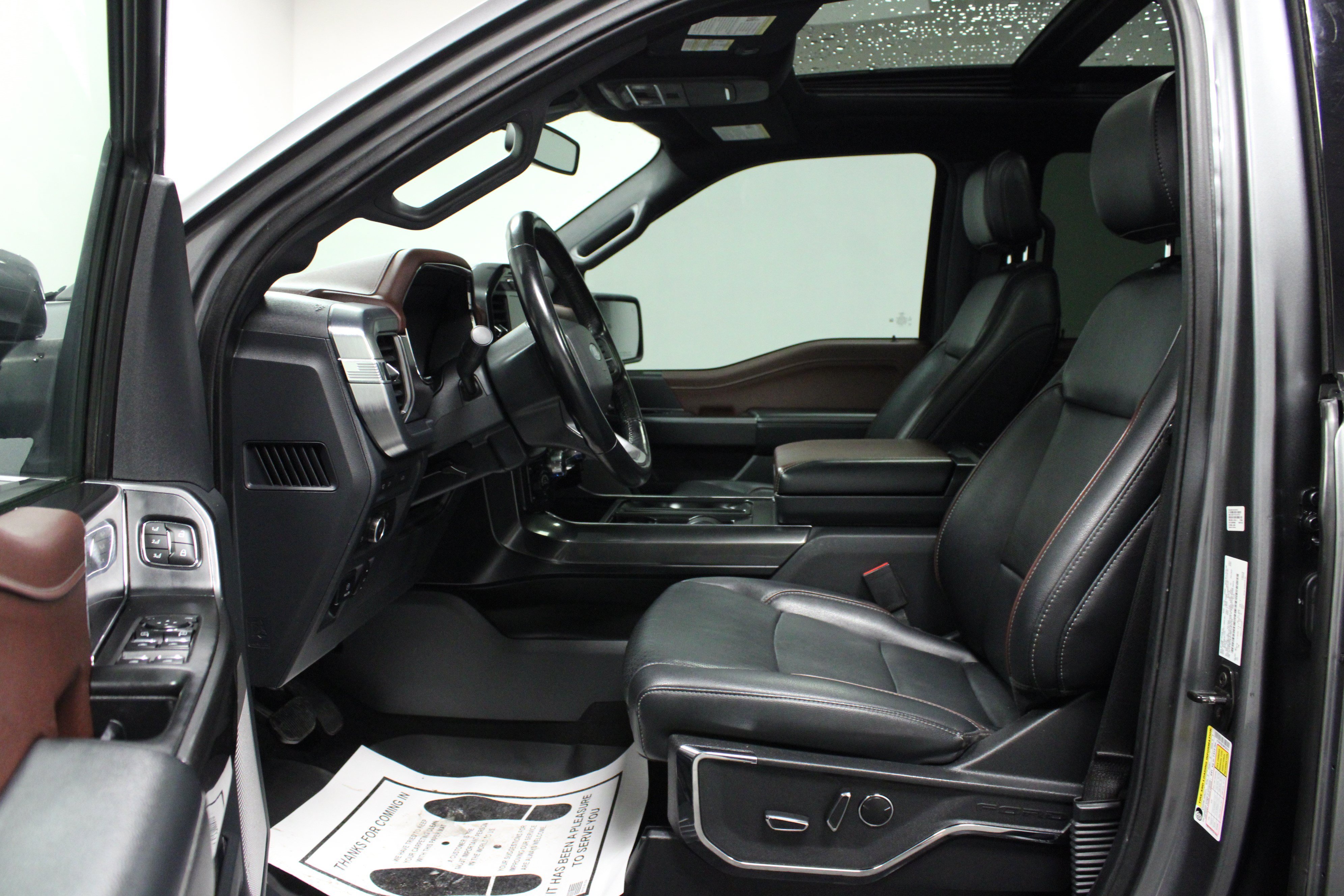 Used 2021 Carbonized Gray Metallic Ford LARIAT image 12