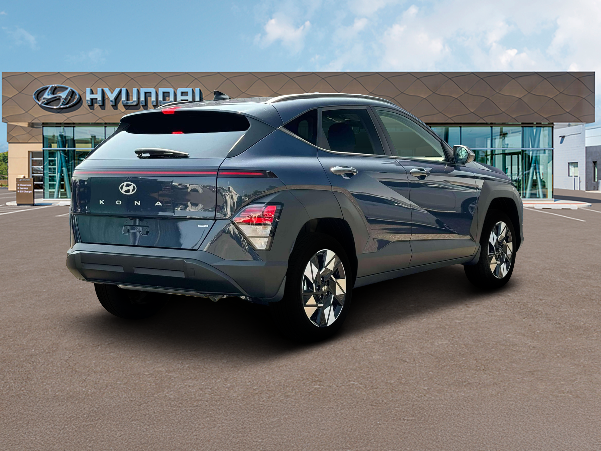 New 2025 Blue Hyundai SEL AWD image 7