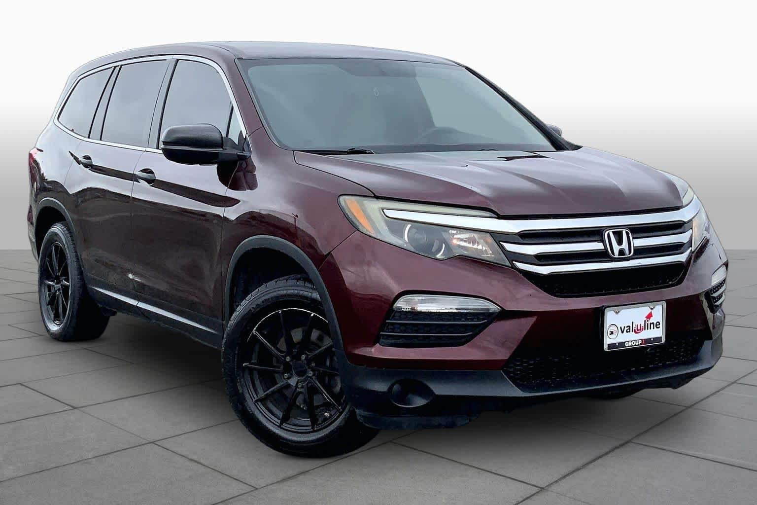 Used 2017 Dark Cherry Pearl Honda LX image 3