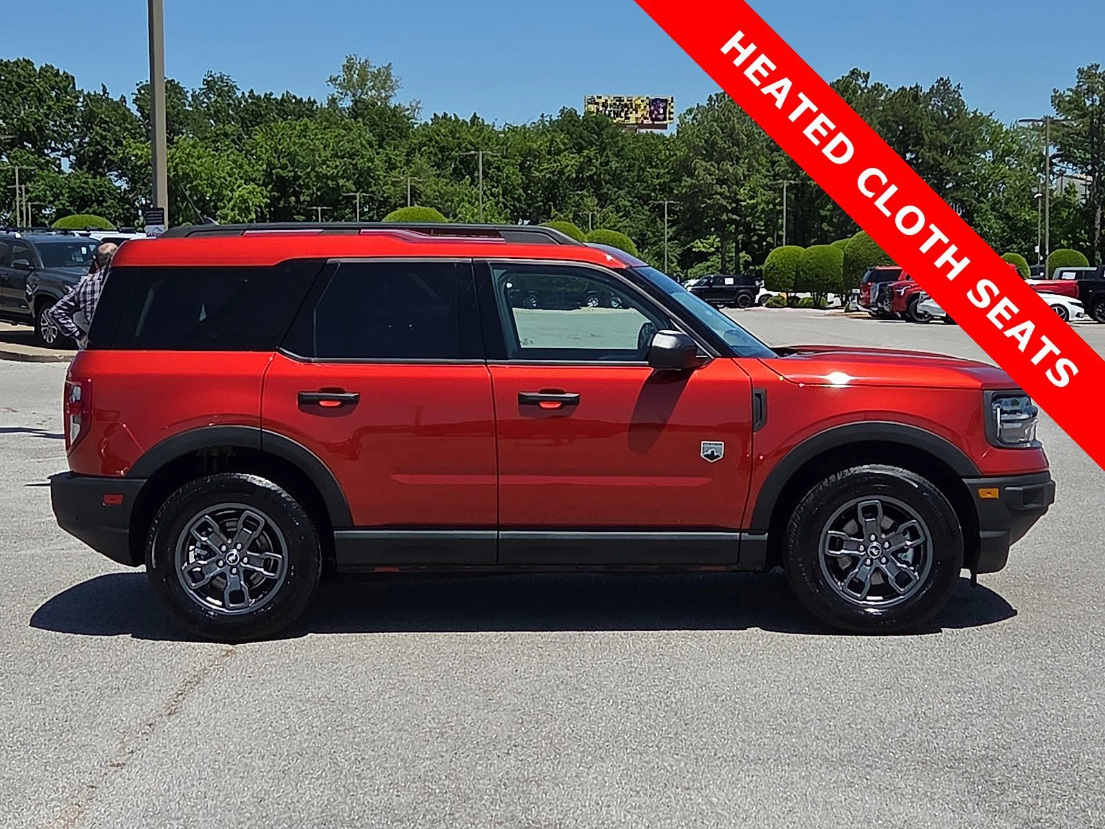 Used 2024 Hot Pepper Red Metallic Tinted Clearcoat Ford Big Bend image 6