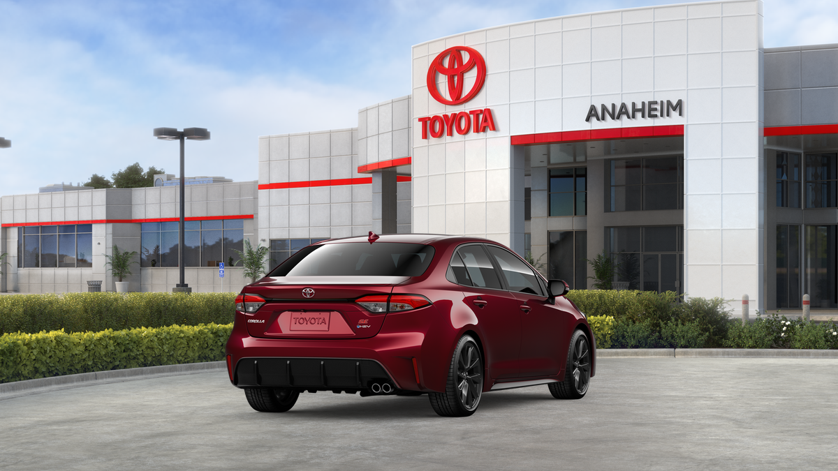 New 2027 Ruby Flare Pearl Toyota Hybrid SE image 9