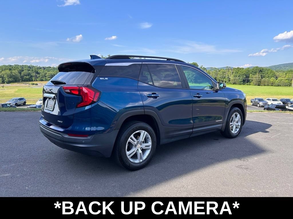Certified Used 2021 BLUE EMERALD METALLIC GMC SLE image 11