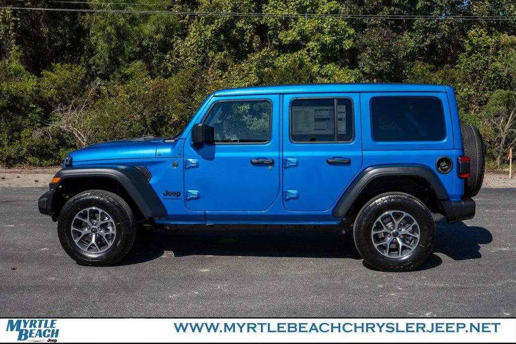 New 2026 Hydro Blue Pearl-Coat Exterior Paint Jeep Sport S image 3