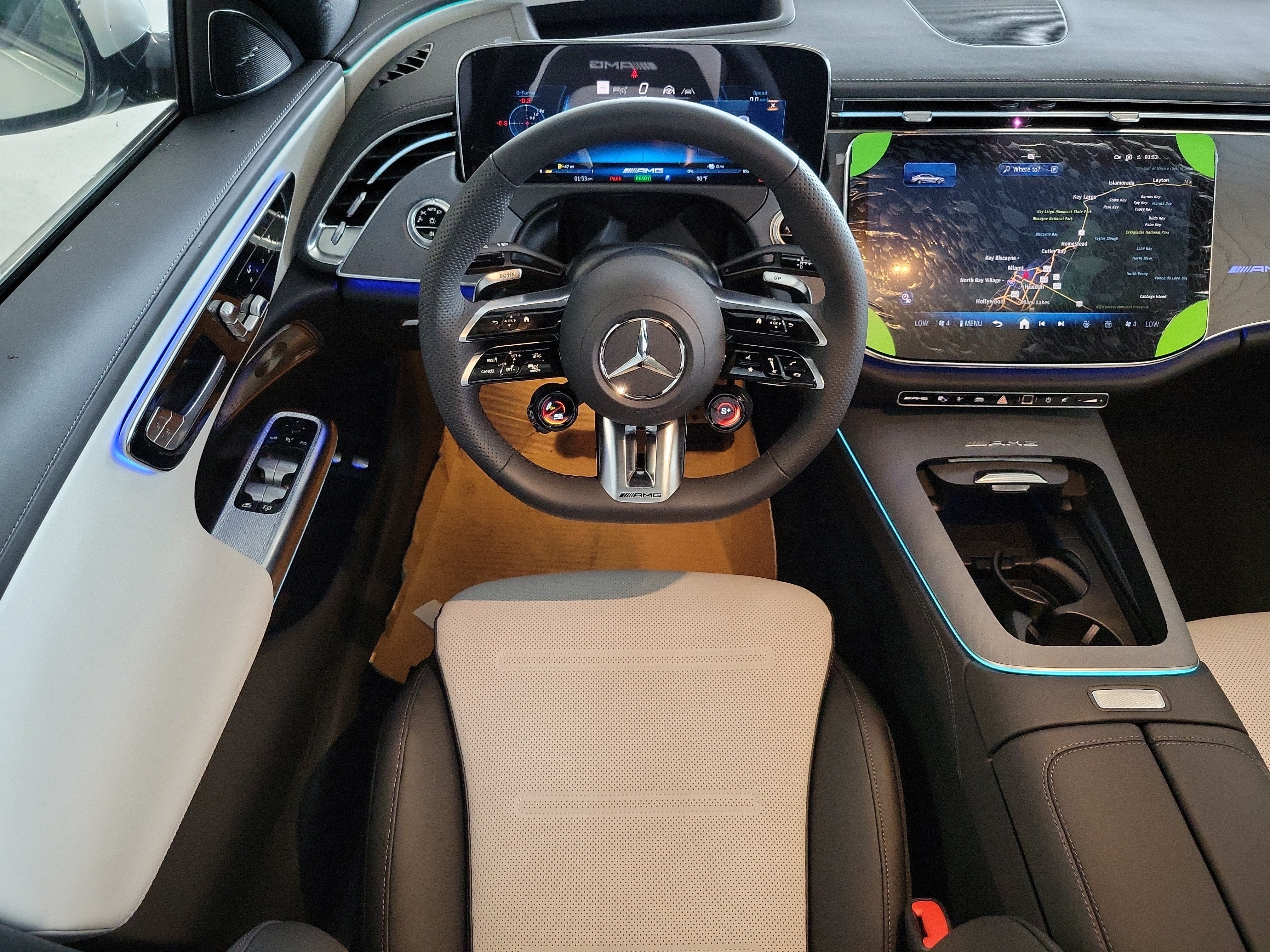 New 2027 MANUFAKTUR Moonlight White Magno Mercedes-Benz AMG® E 53 E 4MATIC+ Sedan image 41
