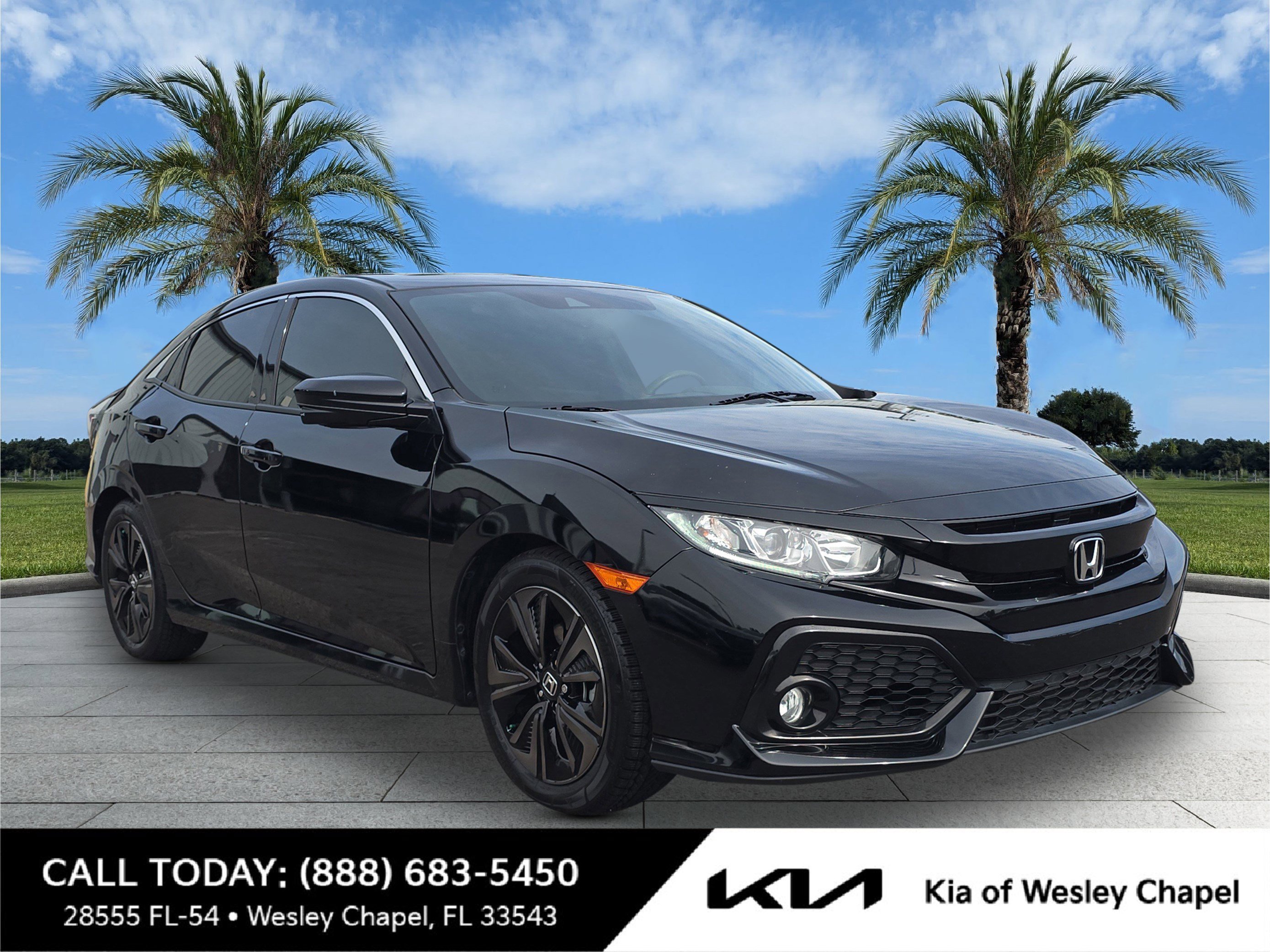 Used 2019 Crystal Black Pearl Honda EX image 1