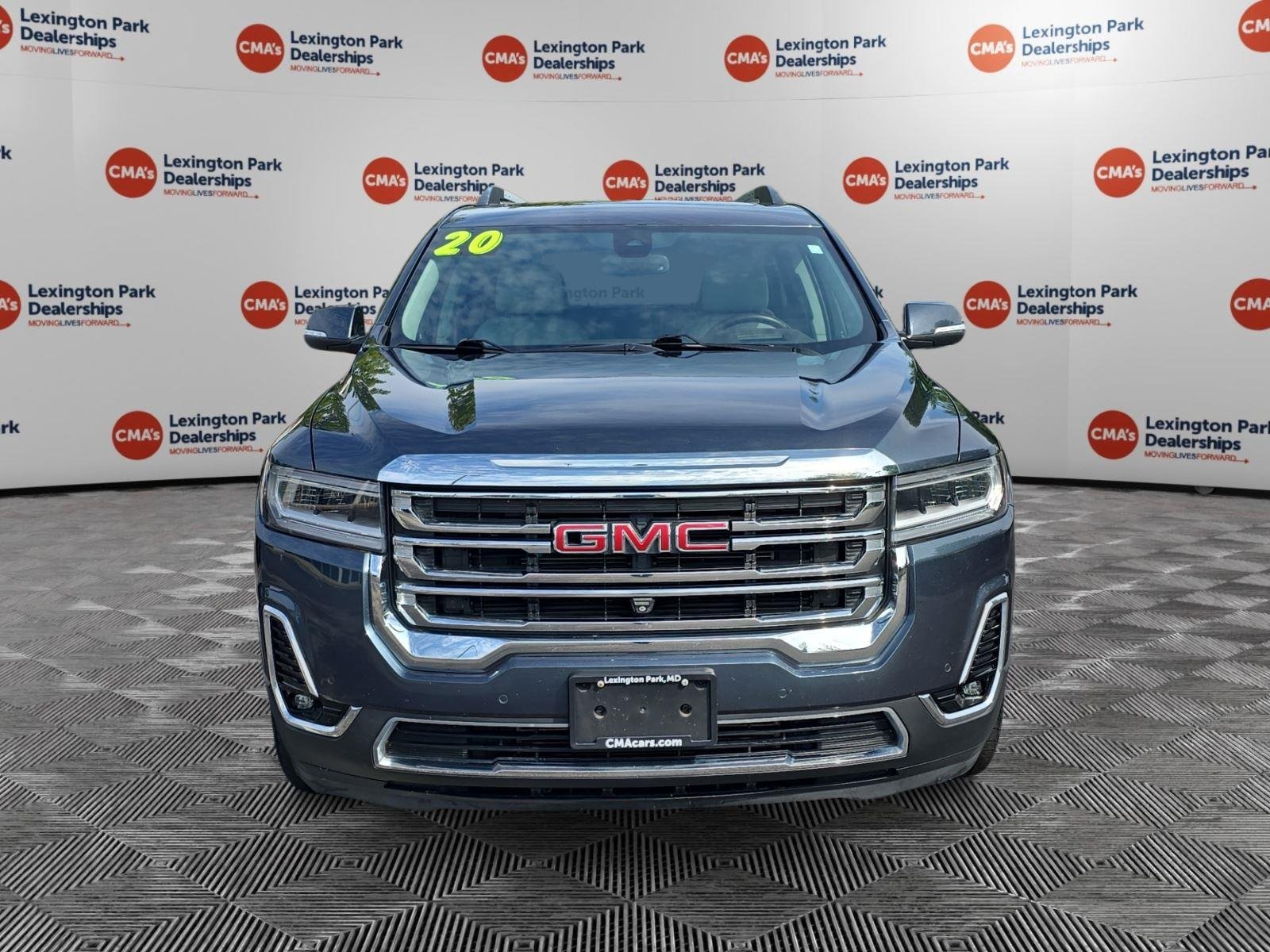 Used 2020 Dark Sky Metallic GMC SLT image 2