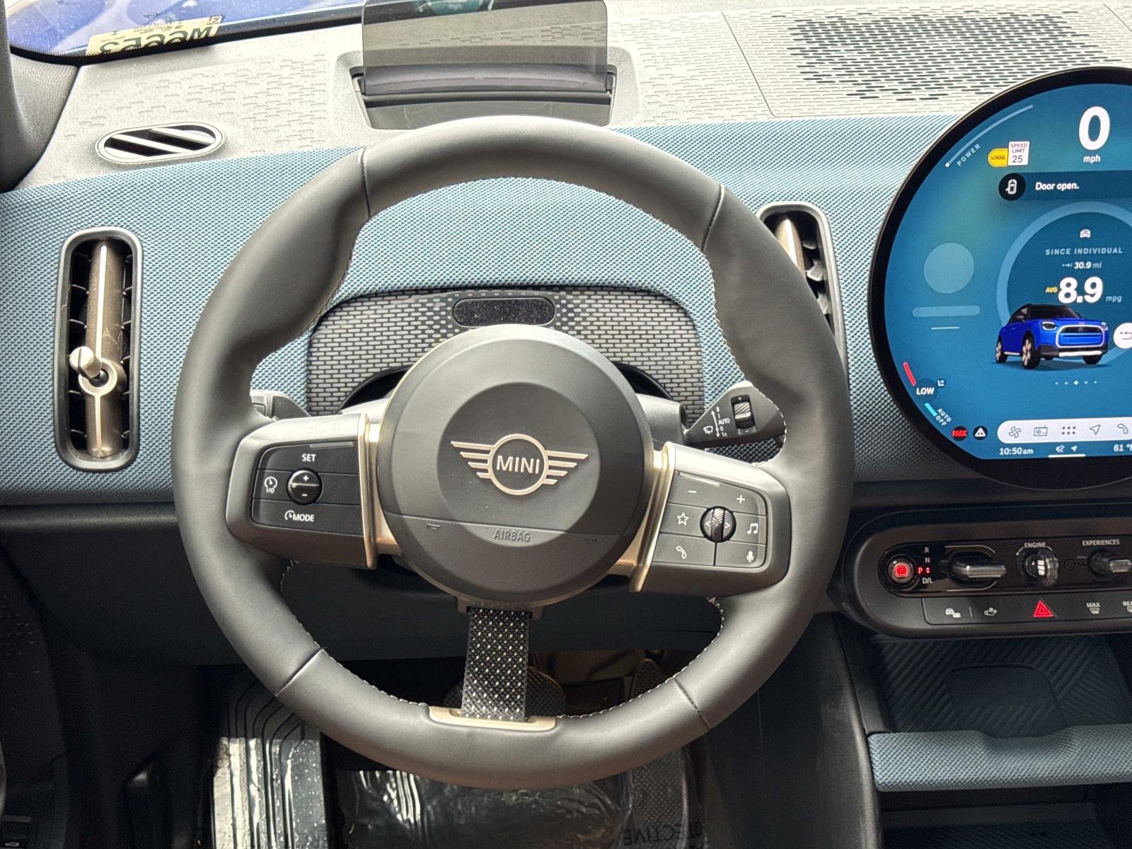 Used 2025 Blazing Blue Metallic MINI S ALL4 image 8