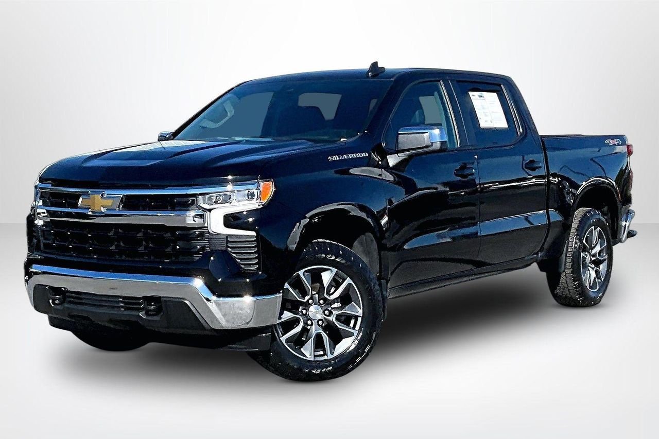 Used 2023 Black Chevrolet 4WD Crew Cab Short Bed LT with 2FL image 3