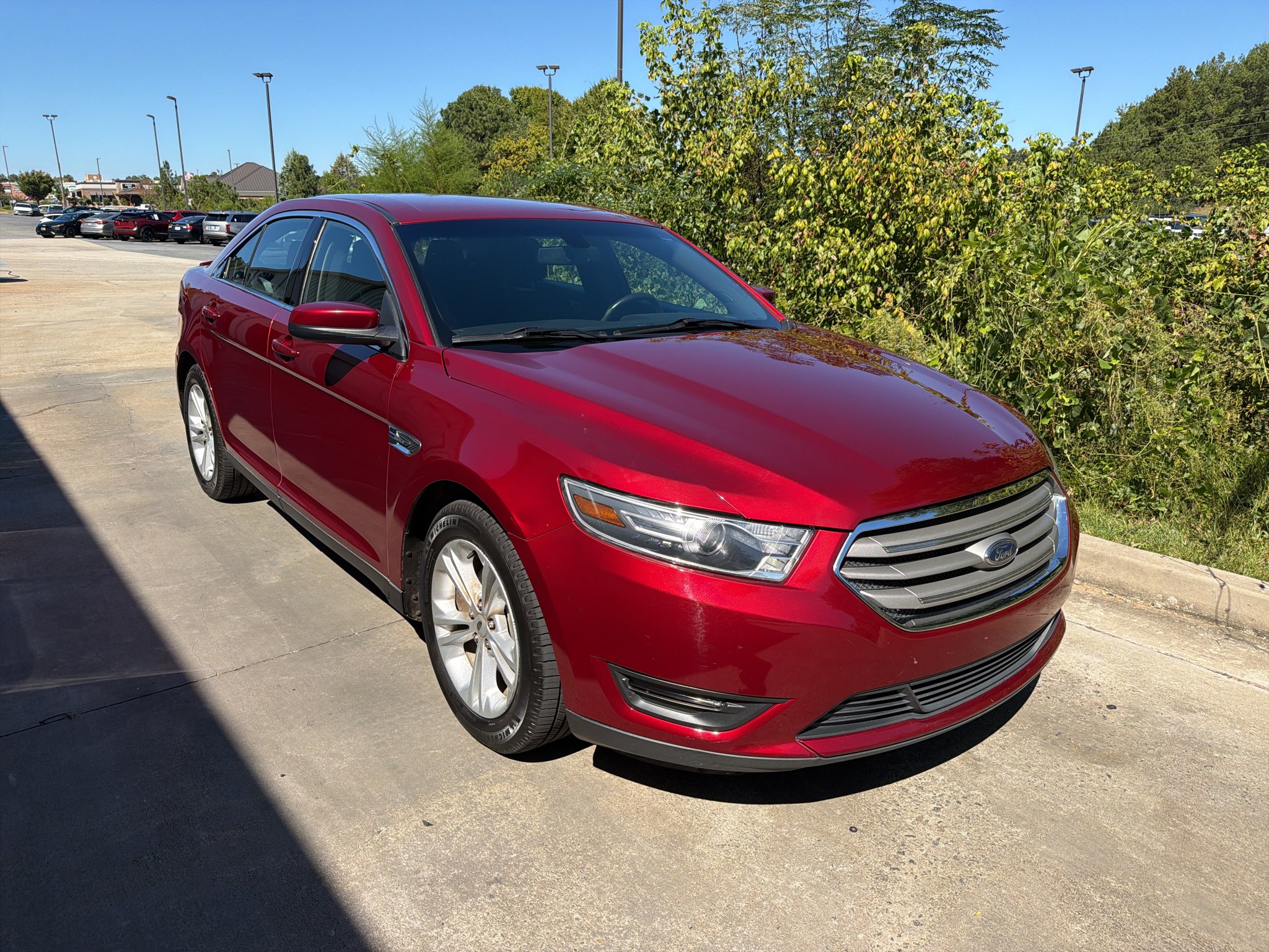 Used 2018 Ruby Red Metallic Tinted Clearcoat Ford SEL image 1