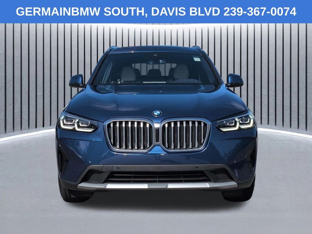 Certified Used 2022 Blue Metallic BMW sDrive30i image 10