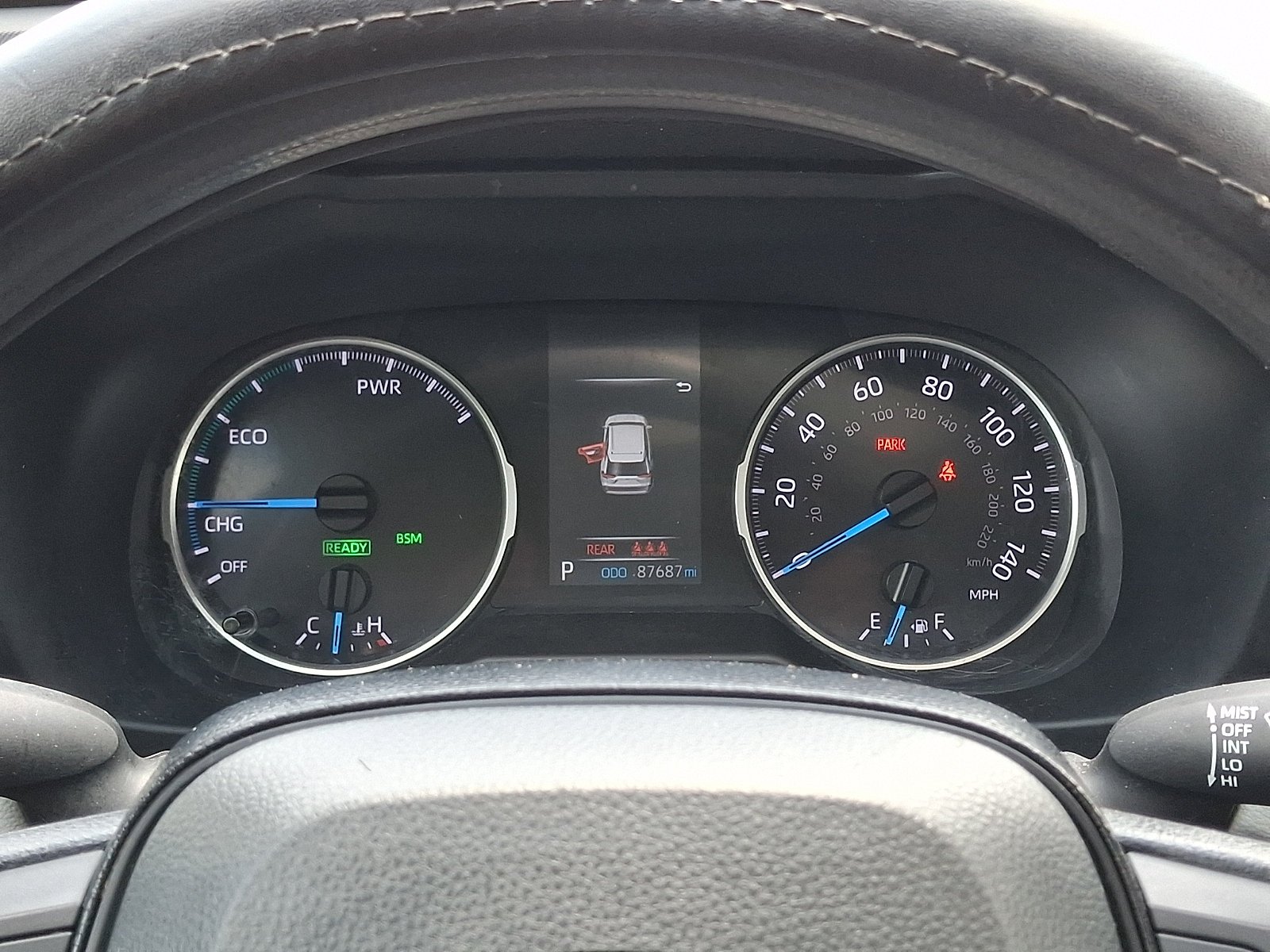 Used 2021 Ruby Flare Pearl Toyota Hybrid XLE image 22