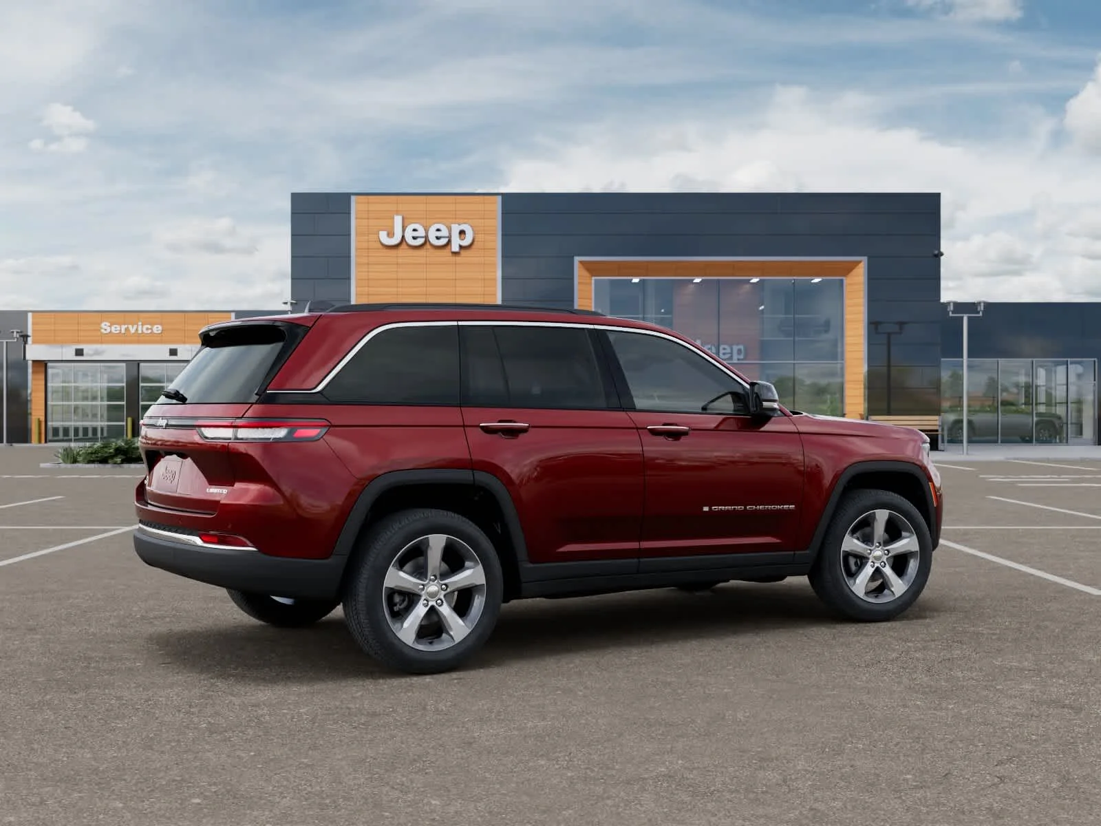 New 2026 Velvet Red Pearlcoat Jeep Limited image 4