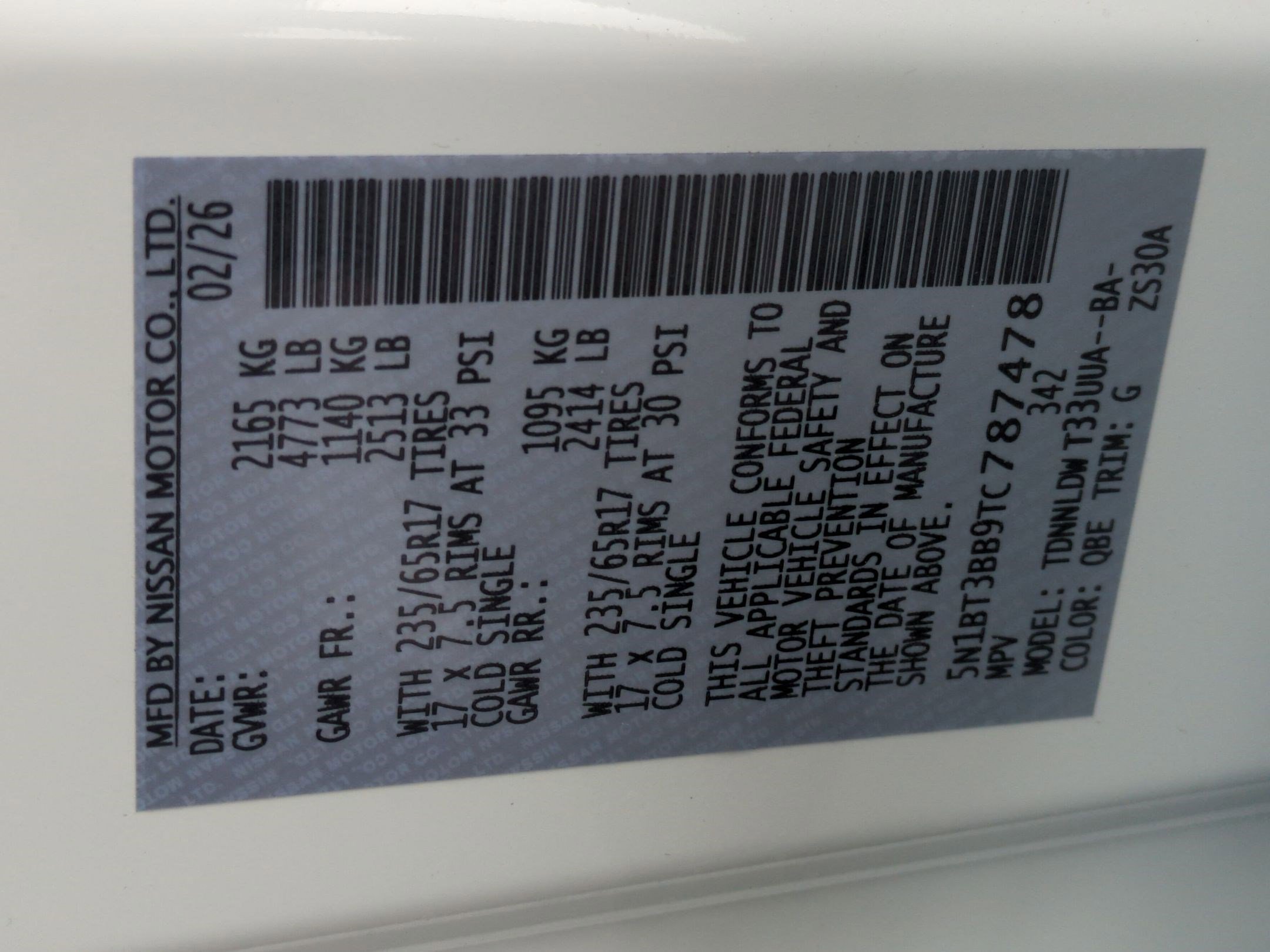 New 2026 Everest White Pearl TriCoat Nissan Rock Creek® image 16