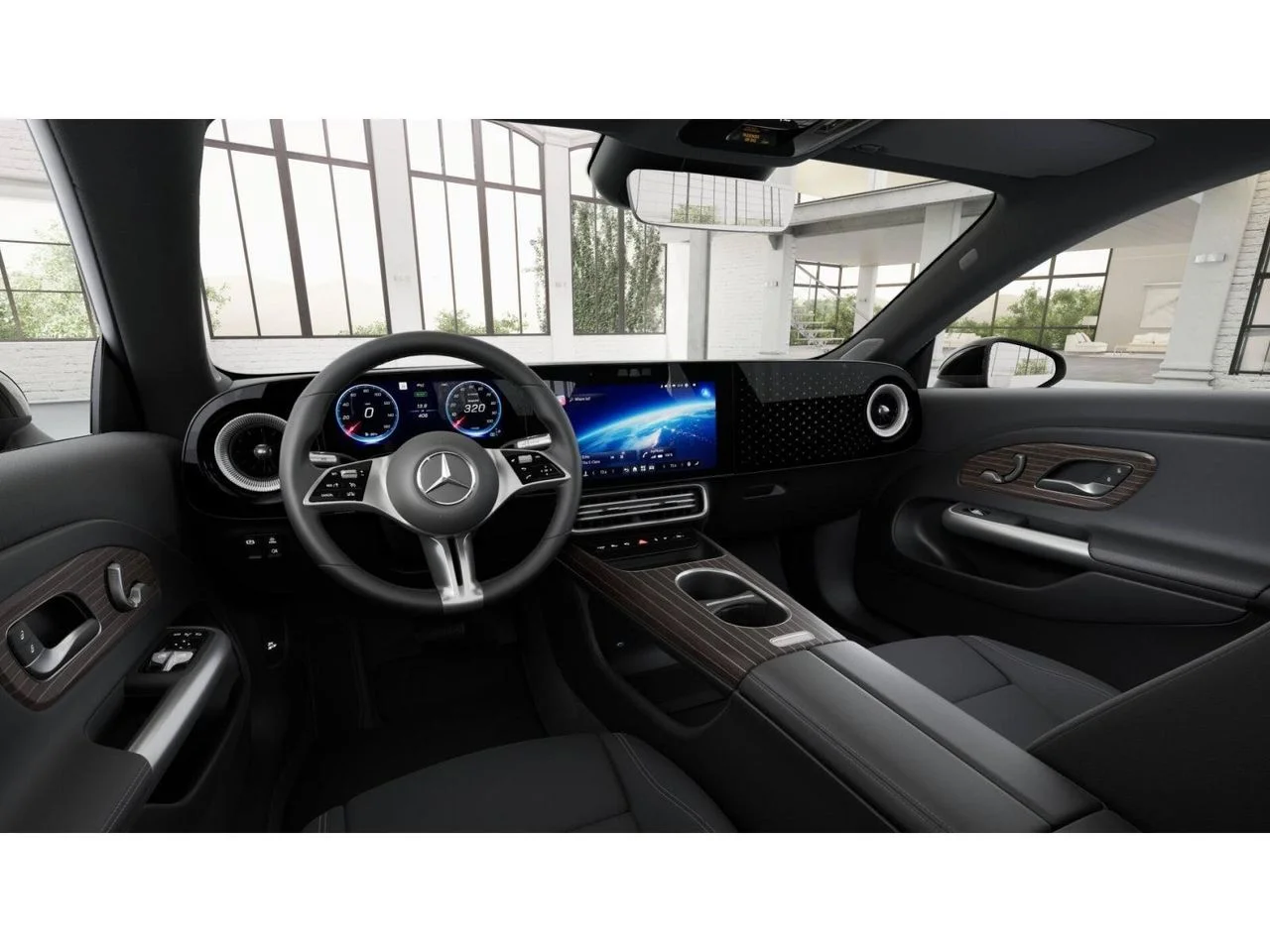 New 2027 Night Black Mercedes-Benz CLA 250+ image 3