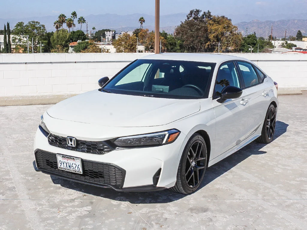 Certified Used 2026 Platinum White Honda Sport image 3