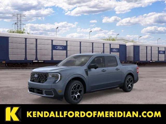 New 2026 Azure Gray Metallic Tri-Coat Ford Lariat image 1