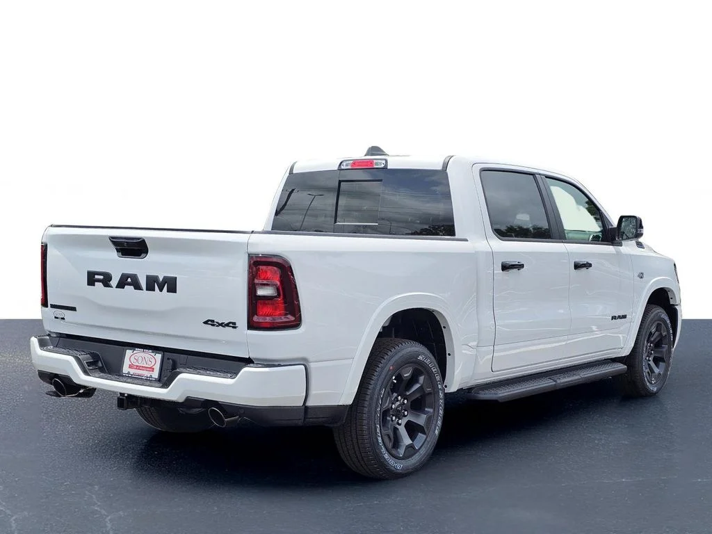 New 2026 Bright White Clear-Coat Exterior Paint RAM Big Horn/Lone Star image 9