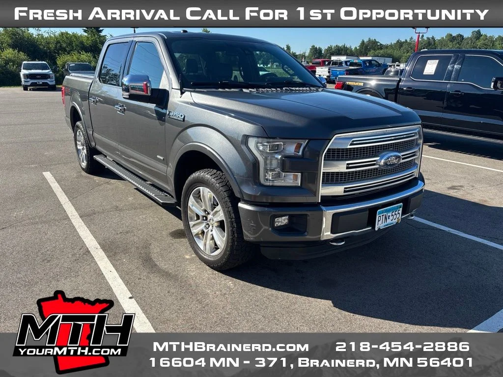 Used 2015 Gray Ford Platinum image 2