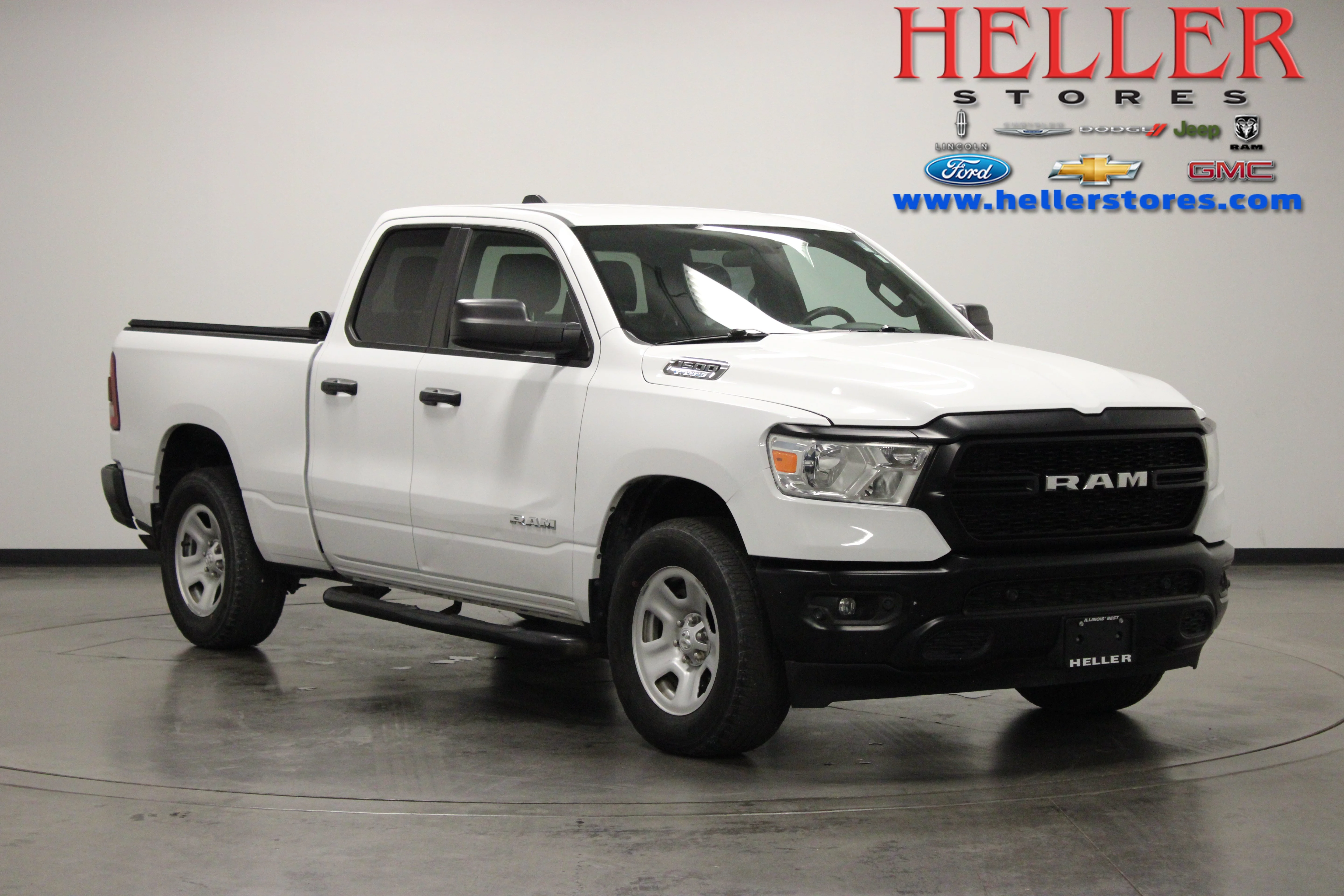 Used 2021 Bright White Clearcoat Ram Tradesman image 1