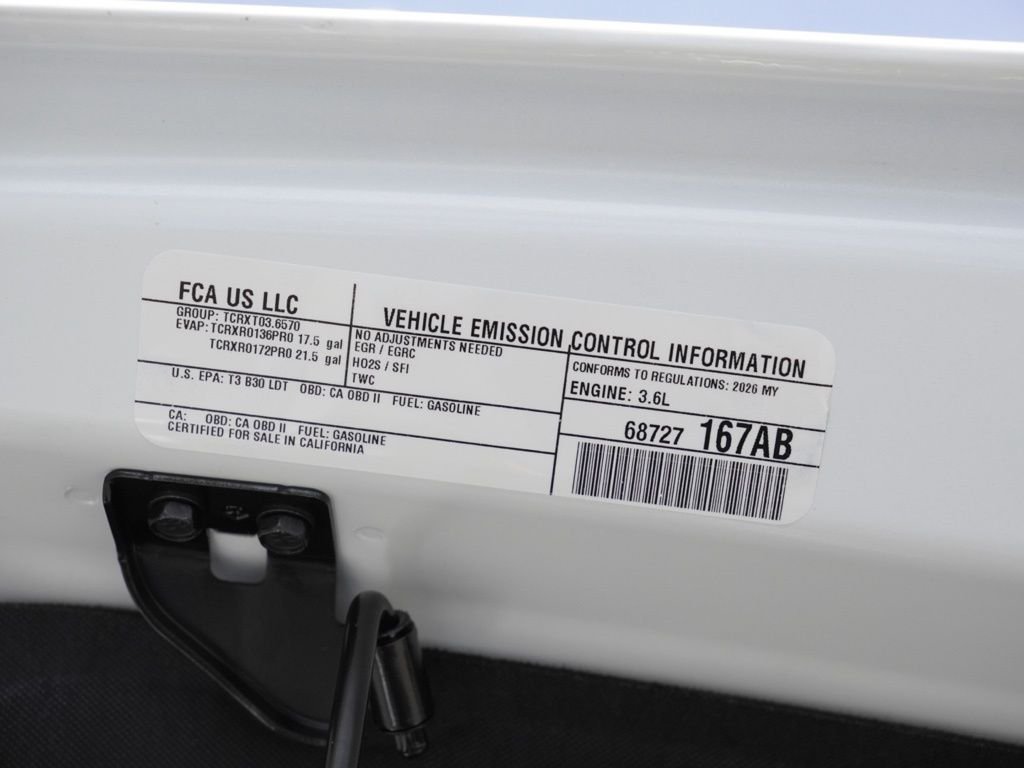 New 2026 Bright White Clear-Coat Exterior Paint Jeep Sport image 30