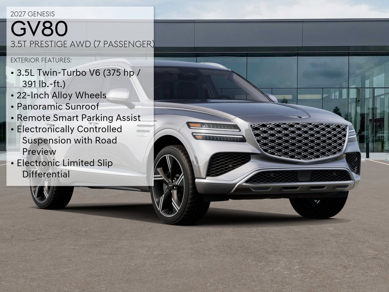 New 2027  Genesis 3.5T PRESTIGE image 3