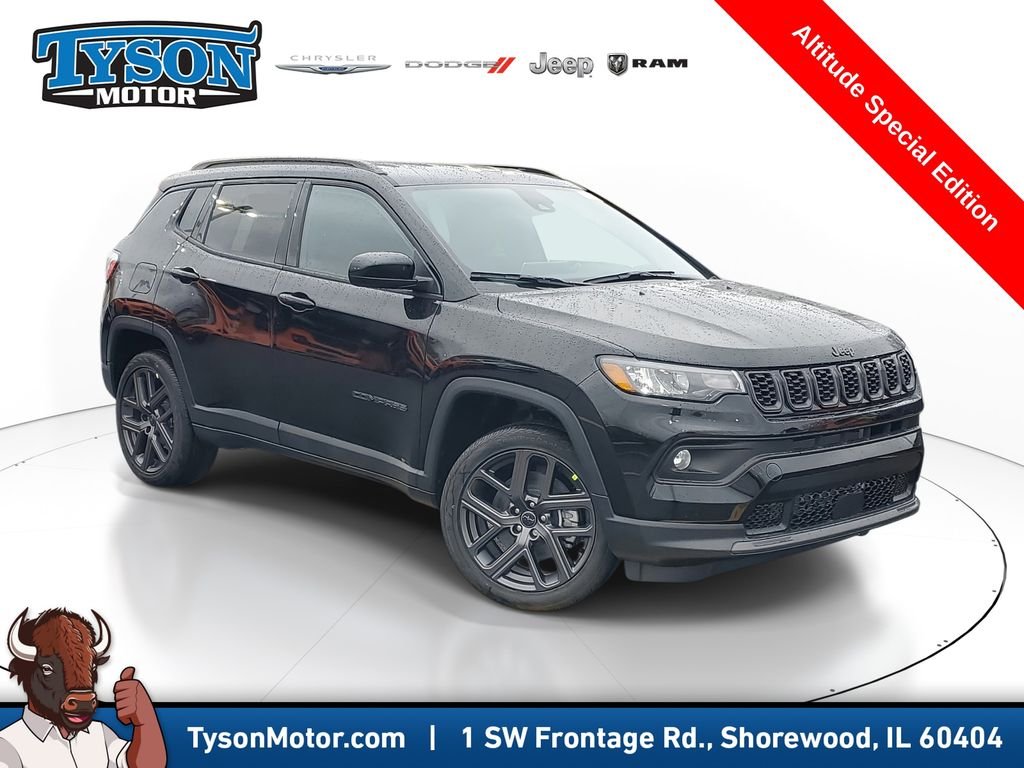 New 2026 Diamond Black Crystal Pearlcoat Jeep Latitude image 1