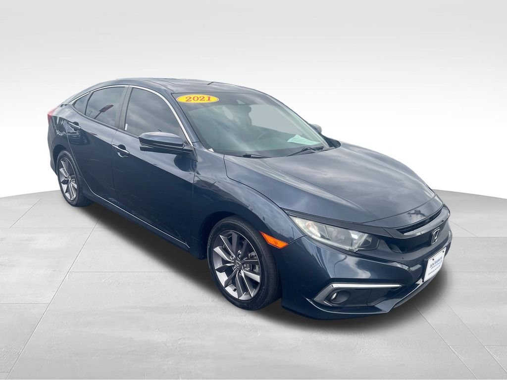 Used 2021 Blue Honda EX image 7