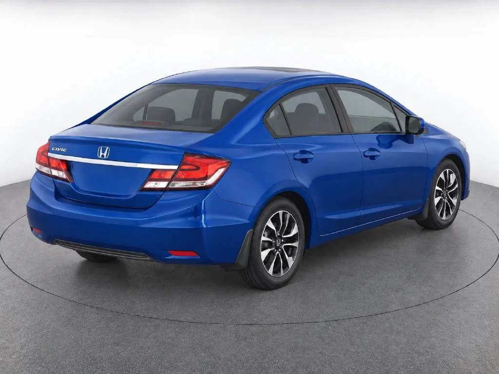 Used 2014 Blue Honda EX image 3