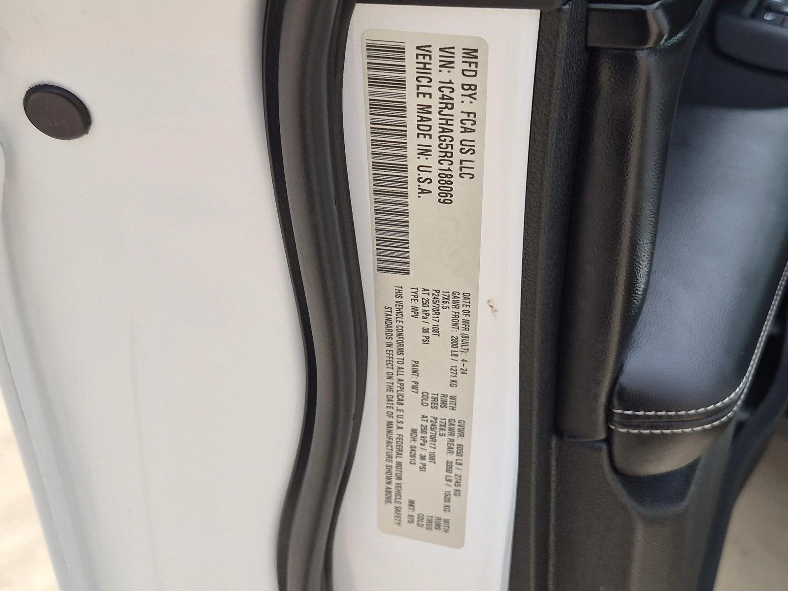Used 2024 Bright White Clearcoat Jeep Laredo image 31