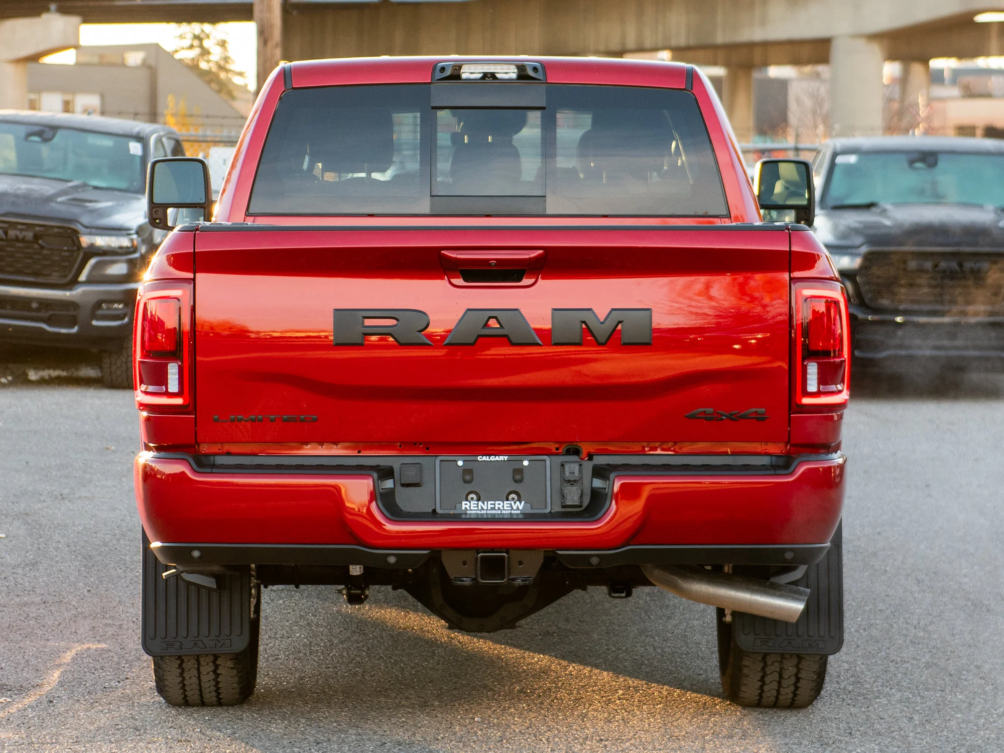 New 2027 Red RAM Limited Night* Mega Cab 4x4, Sunroof, Passenger Screen, Tow-Tech Plus Group image 7