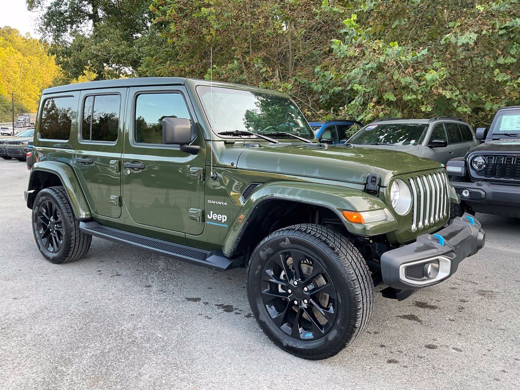 Used 2023 Green Jeep Sahara 4xe image 7