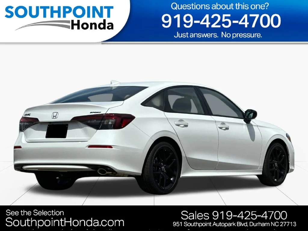 New 2026 Platinum White Pearl Honda Sport image 3
