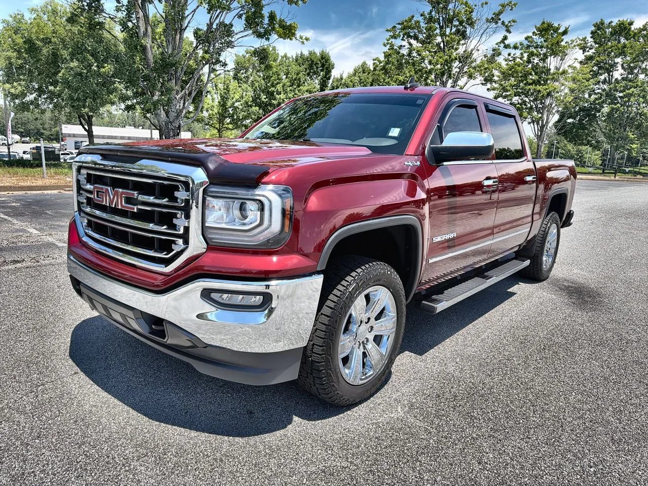Used 2016 CRIMSON RED TINTCOAT GMC SLT image 4