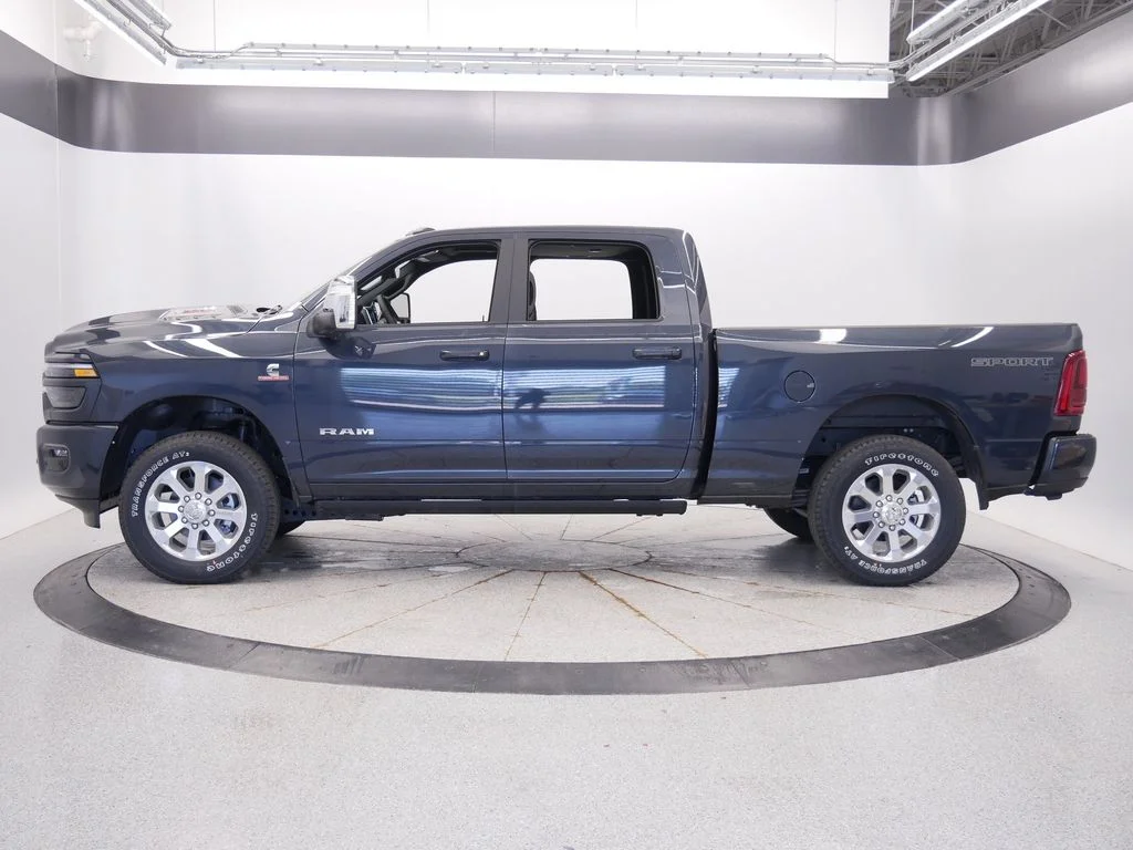 New 2026 Forged Blue Metallic Exterior Paint Ram Laramie image 2