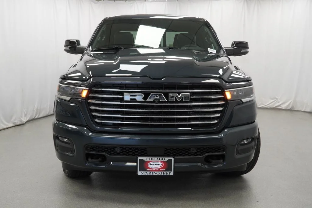 New 2027 Forged Blue Metallic Exterior Paint RAM Laramie image 7