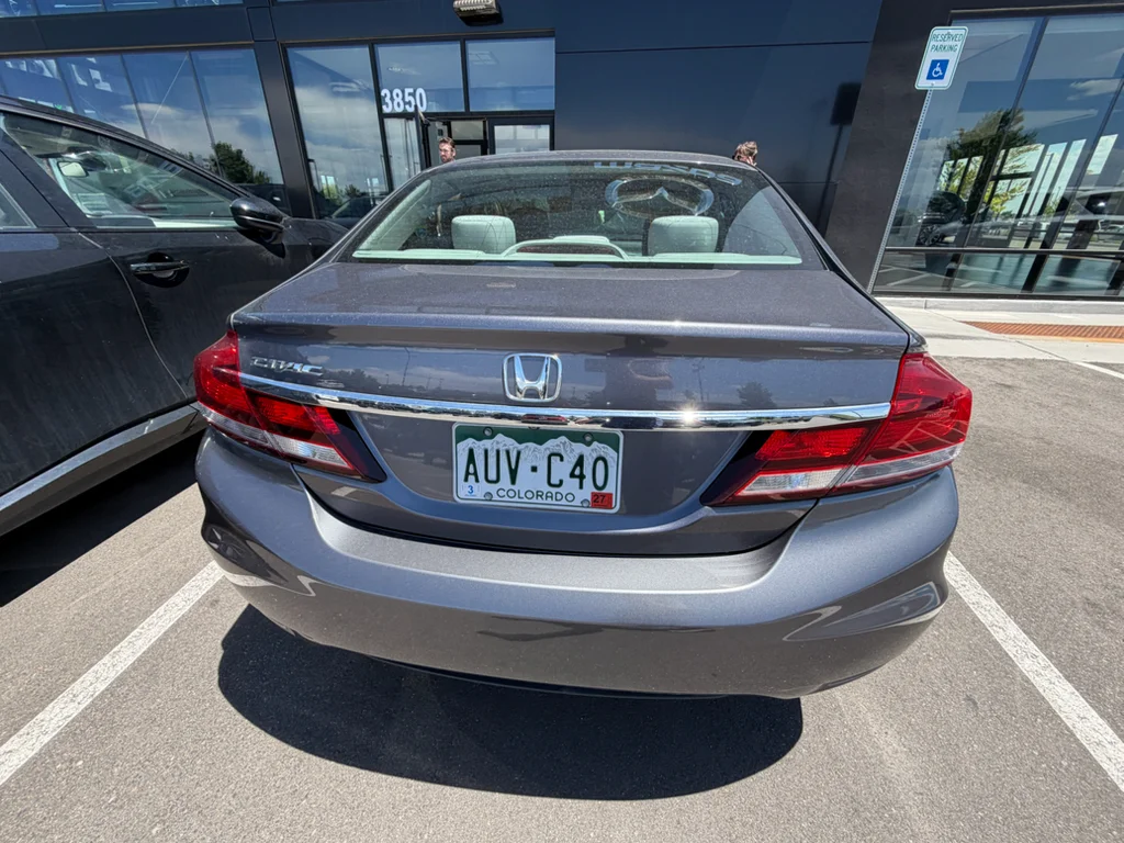 Used 2014 Modern Steel Metallic Honda EX image 7