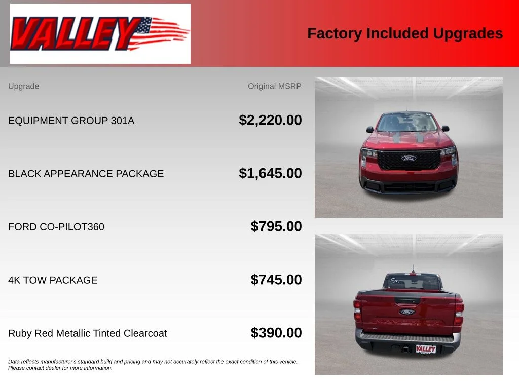 New 2026 Red Ford XLT image 4
